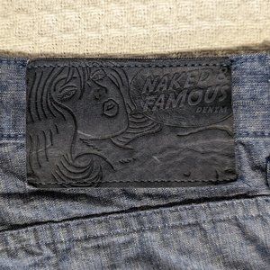 Naked and Famous Selvedge Chambray Skinny Guy 30